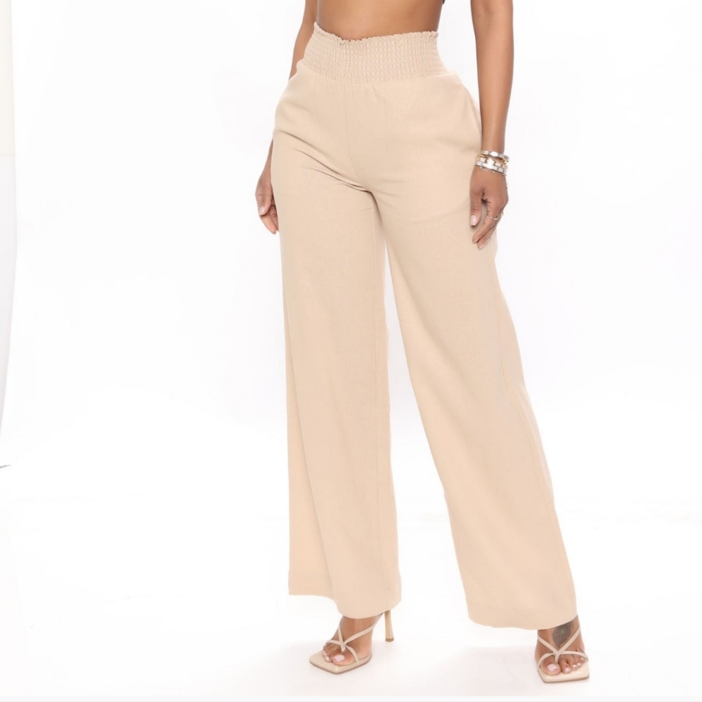 Cocktails in Cabo Linen Pants - Khaki